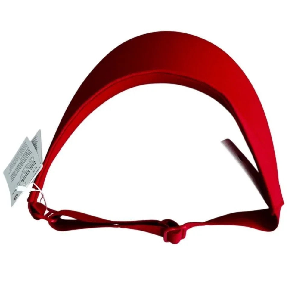 Lululemon Womens Fast Paced Wide Band Running Visor Lulu Red
